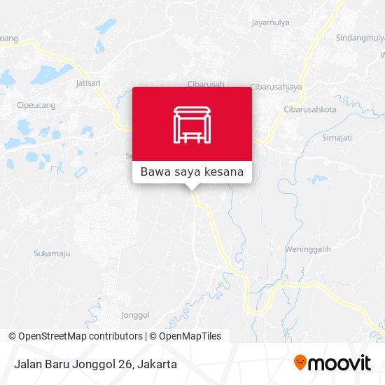 Peta Jalan Baru Jonggol 26