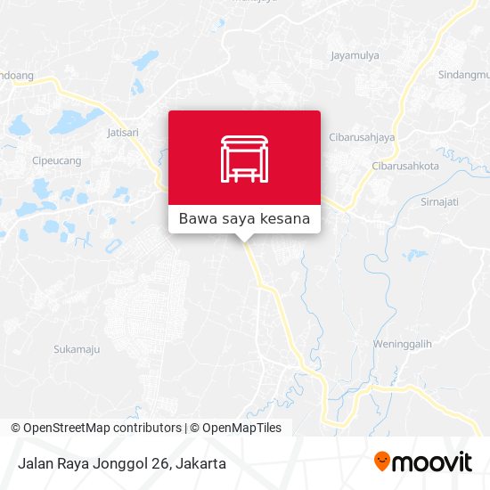 Peta Jalan Raya Jonggol 26