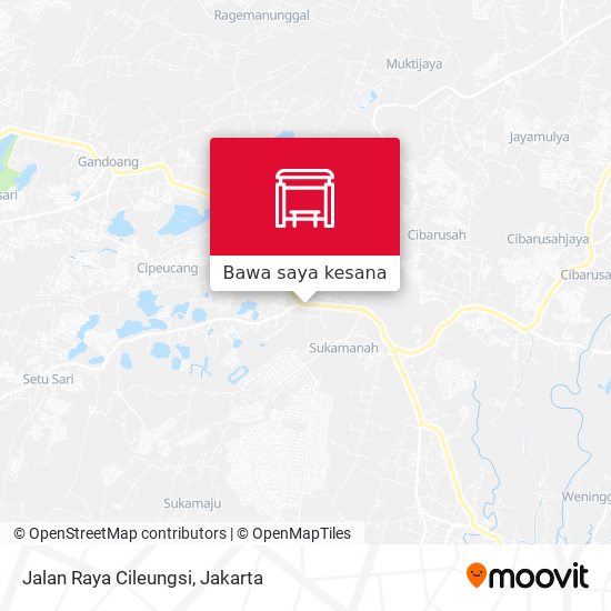 Peta Jalan Raya Cileungsi