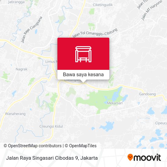 Peta Jalan Raya Singasari Cibodas 9