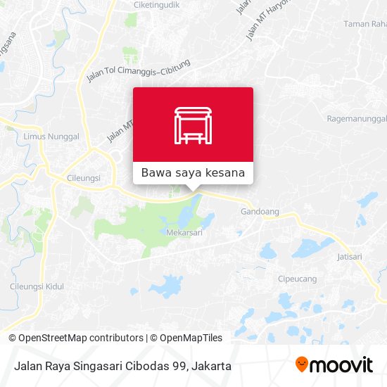 Peta Jalan Raya Singasari Cibodas 99