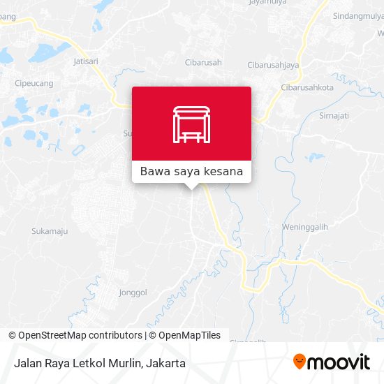 Peta Jalan Raya Letkol Murlin