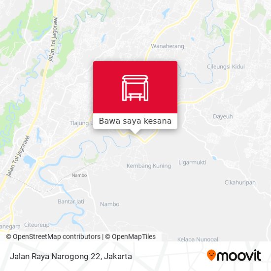 Peta Jalan Raya Narogong 22