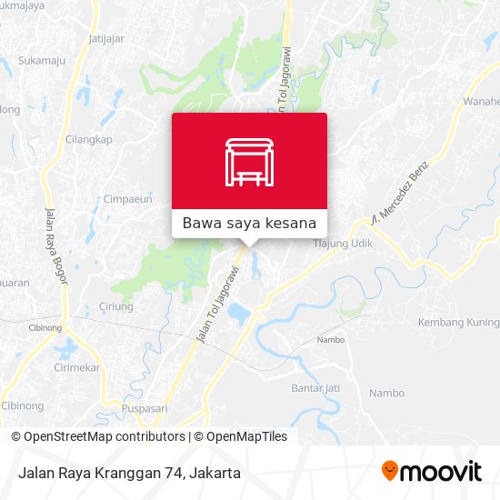 Peta Jalan Raya Kranggan 74