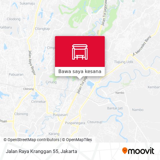 Peta Jalan Raya Kranggan 55