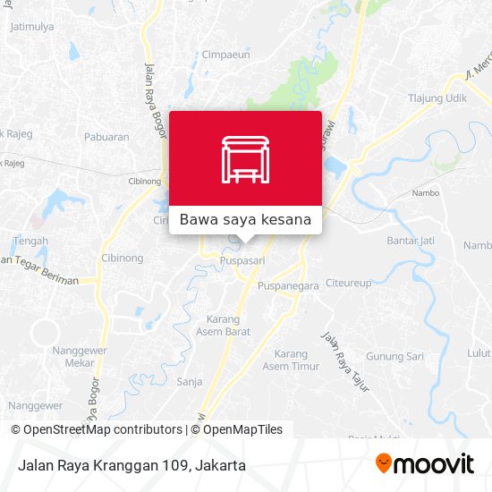 Peta Jalan Raya Kranggan 109