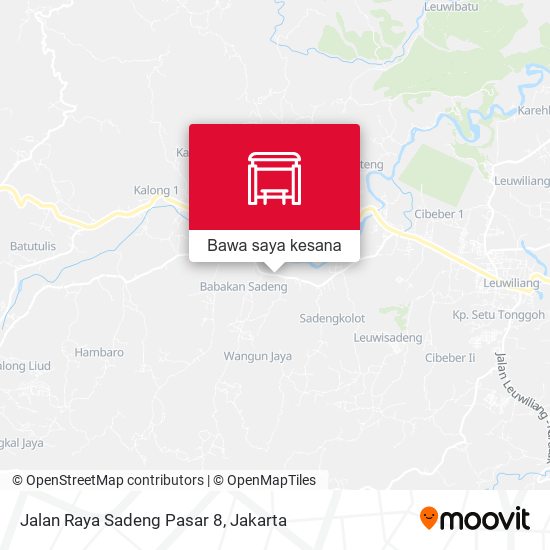 Peta Jalan Raya Sadeng Pasar 8