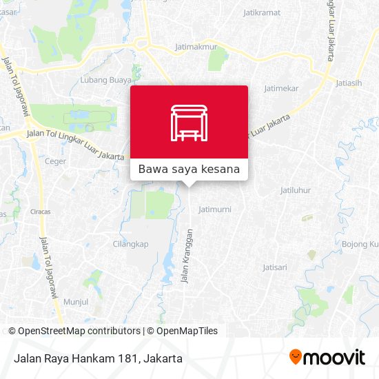 Peta Jalan Raya Hankam 181