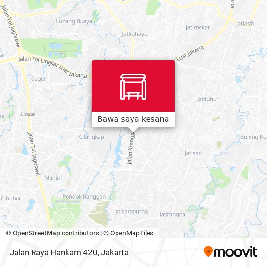 Peta Jalan Raya Hankam 420