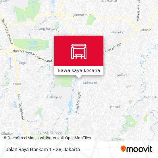Peta Jalan Raya Hankam 1 - 28