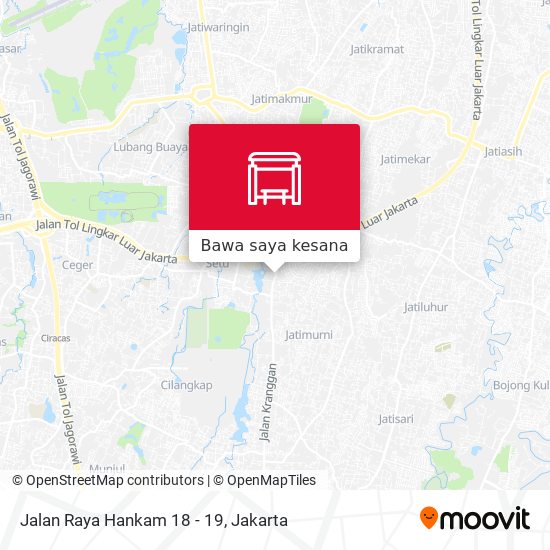 Peta Jalan Raya Hankam 18 - 19