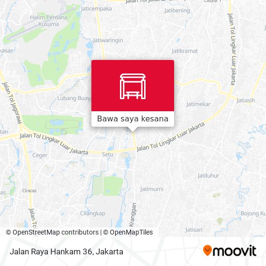 Peta Jalan Raya Hankam 36