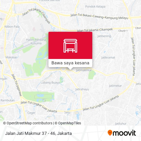 Peta Jalan Jati Makmur 37 - 46