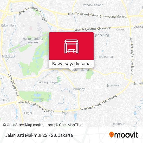 Peta Jalan Jati Makmur 22 - 28