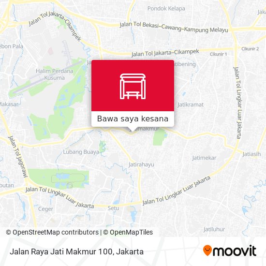 Peta Jalan Raya Jati Makmur 100