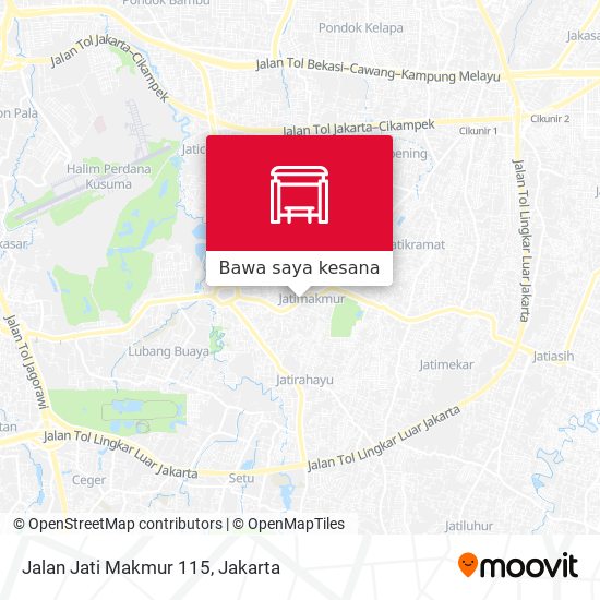 Peta Jalan Jati Makmur 115