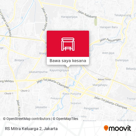 Peta RS Mitra Keluarga 2