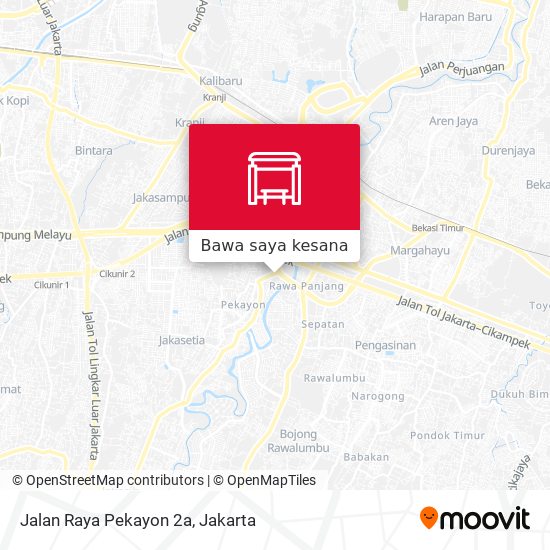 Peta Jalan Raya Pekayon 2a