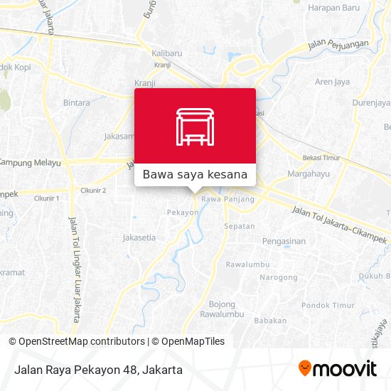 Peta Jalan Raya Pekayon 48