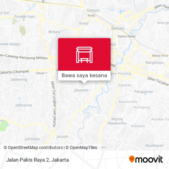 Peta Jalan Pakis Raya 2