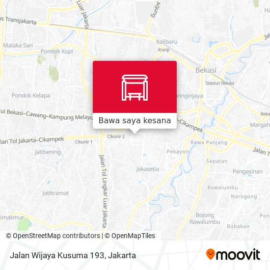 Peta Jalan Wijaya Kusuma 193