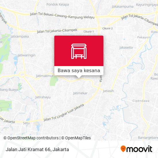 Peta Jalan Jati Kramat 66