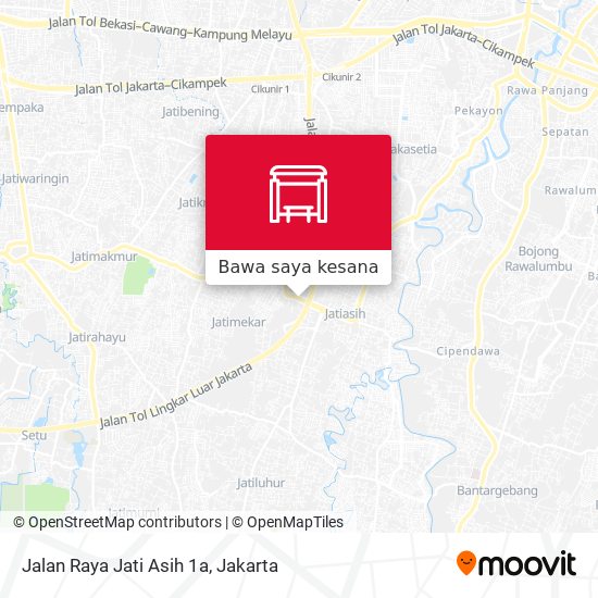 Peta Jalan Raya Jati Asih 1a