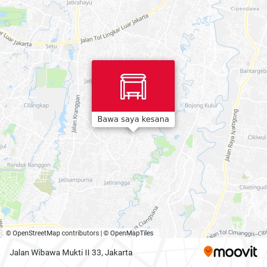 Peta Jalan Wibawa Mukti II 33