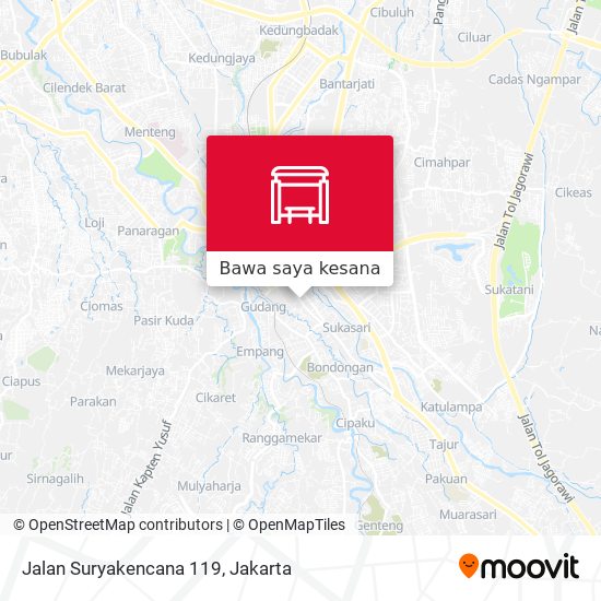 Peta Jalan Suryakencana 119