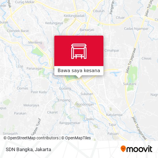 Peta SDN Bangka