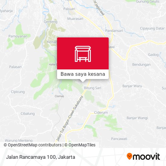 Peta Jalan Rancamaya 100