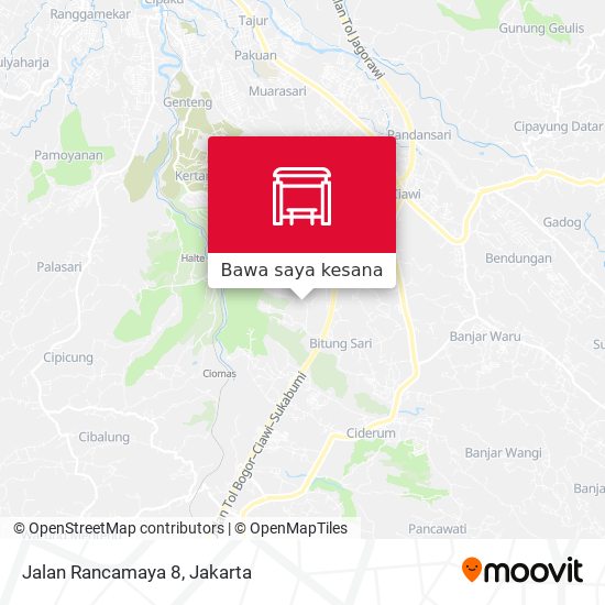 Peta Jalan Rancamaya 8