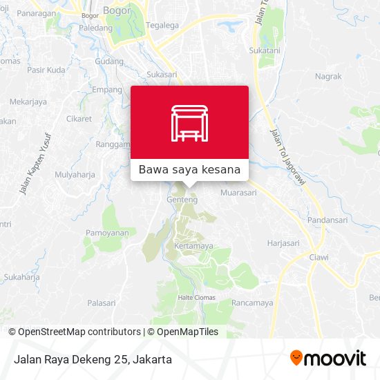 Peta Jalan Raya Dekeng 25