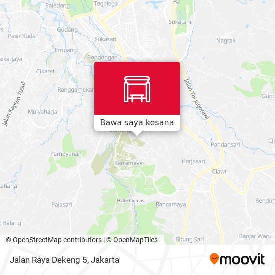 Peta Jalan Raya Dekeng 5