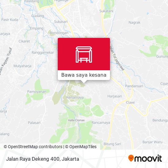 Peta Jalan Raya Dekeng 400