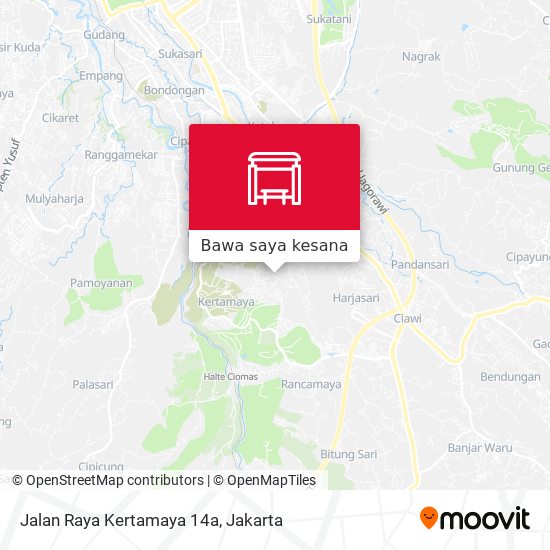 Peta Jalan Raya Kertamaya 14a