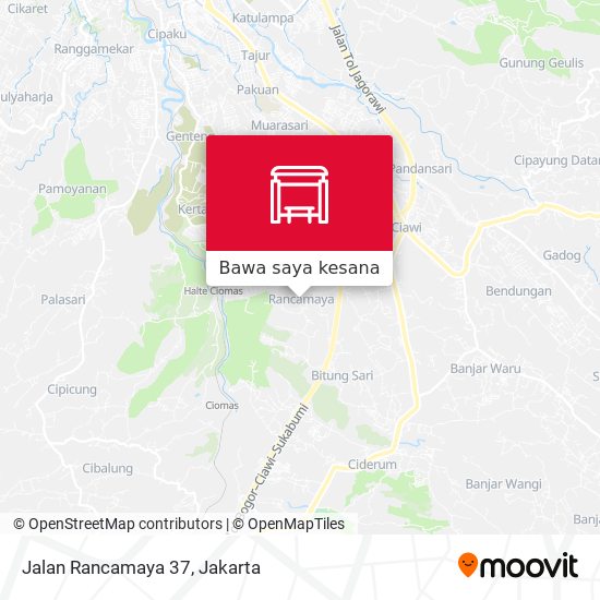 Peta Jalan Rancamaya 37