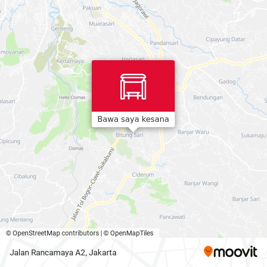 Peta Jalan Rancamaya A2