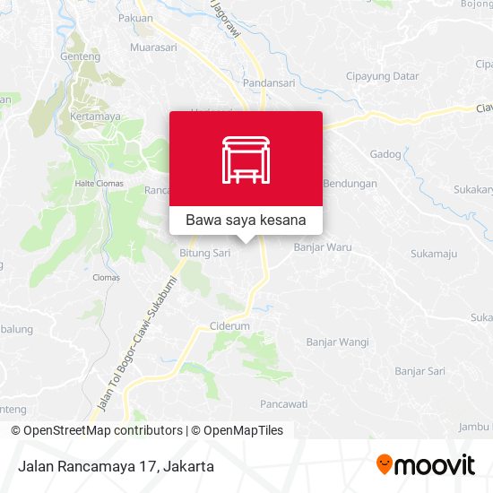 Peta Jalan Rancamaya 17