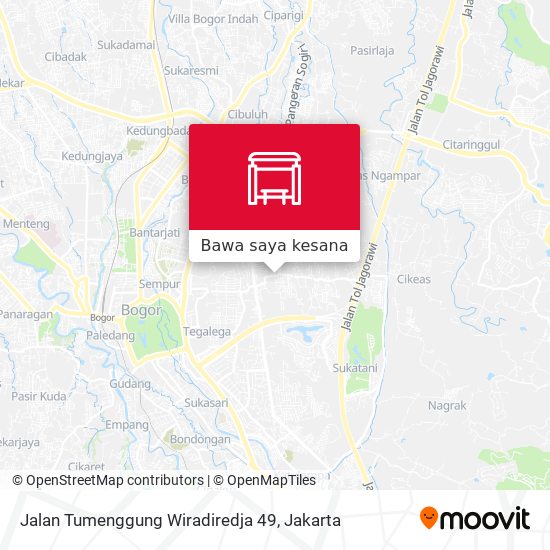 Peta Jalan Tumenggung Wiradiredja 49