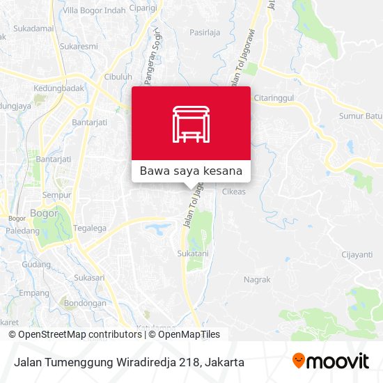 Peta Jalan Tumenggung Wiradiredja 218