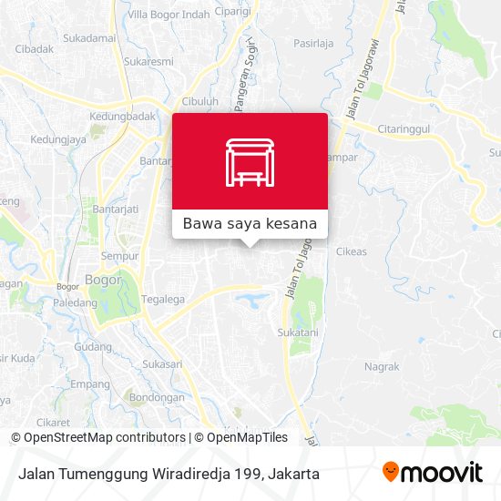 Peta Jalan Tumenggung Wiradiredja 199