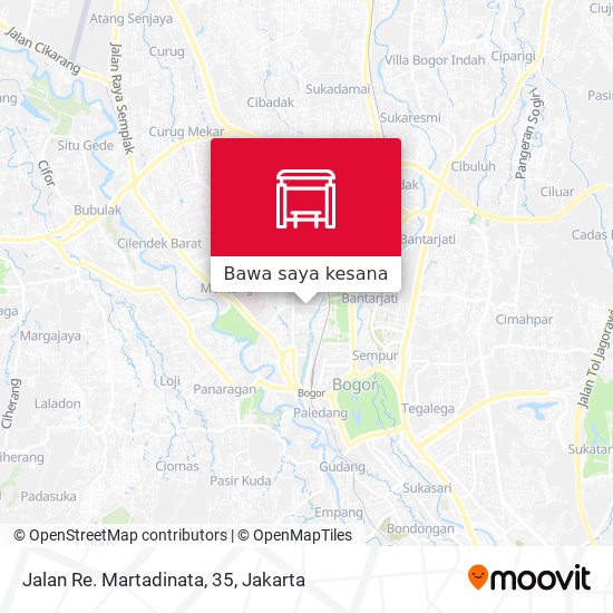 Peta Jalan Re. Martadinata, 35