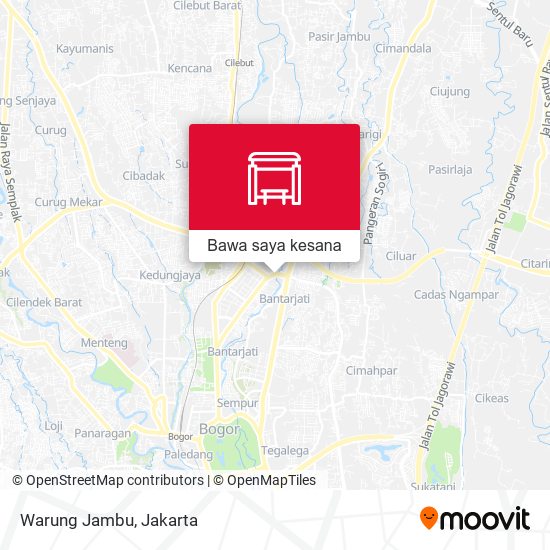 Peta Warung Jambu