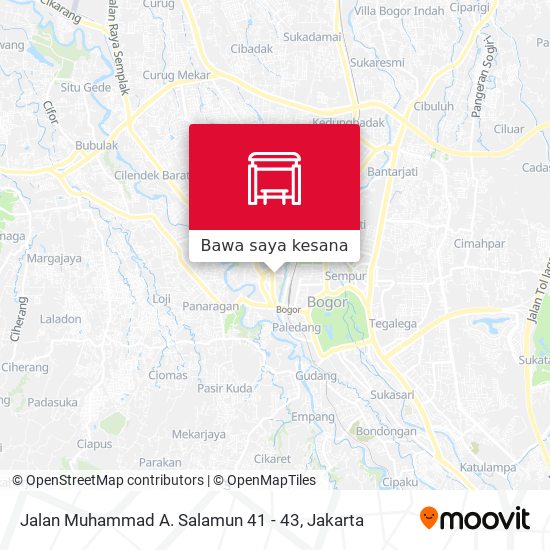 Peta Jalan Muhammad A. Salamun 41 - 43
