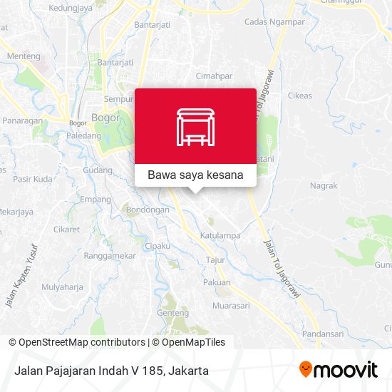 Peta Jalan Pajajaran Indah V 185