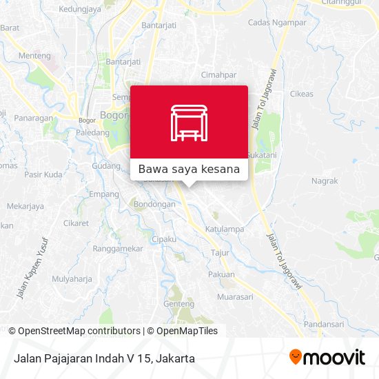 Peta Jalan Pajajaran Indah V 15