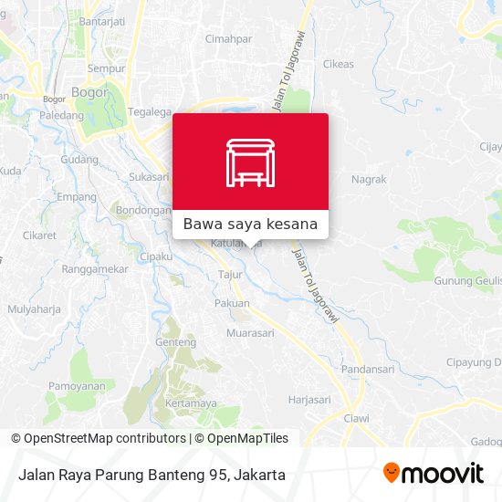 Peta Jalan Raya Parung Banteng 95