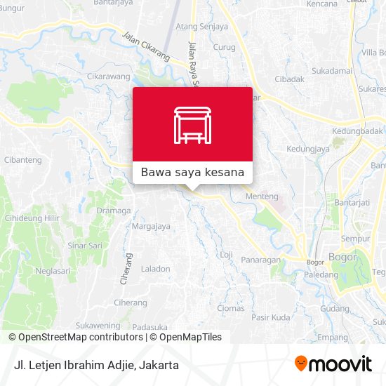 Peta Jl. Letjen Ibrahim Adjie
