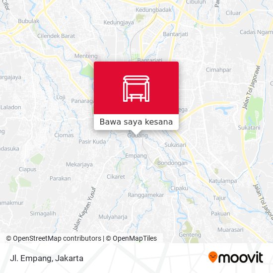 Peta Jl. Empang